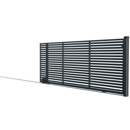 Polargos Brama Arizona bez przeciwwagi automat lewa 400x150 cm antracyt mat