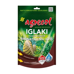 Nawóz do iglaków Agrecol Iglaki zapobiegający brązowieniu igieł.