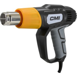 Opalarka CMI C-HLP-2000 H, 2000W, z dyszami i szpachelką do usuwania farby.