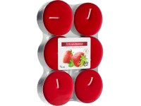 Świeca Tea light zapachowa Maxi truskawka