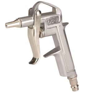 Einhell Krótki pistolet do przedmuchiwania, lekki metalowy pistolet pneumatyczny z szybkozłączką do kompresorów.