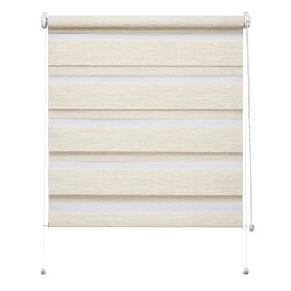 Mini roleta ZEBRA NATURE Dzień/Noc kremowa 61,5 cm x 150 cm