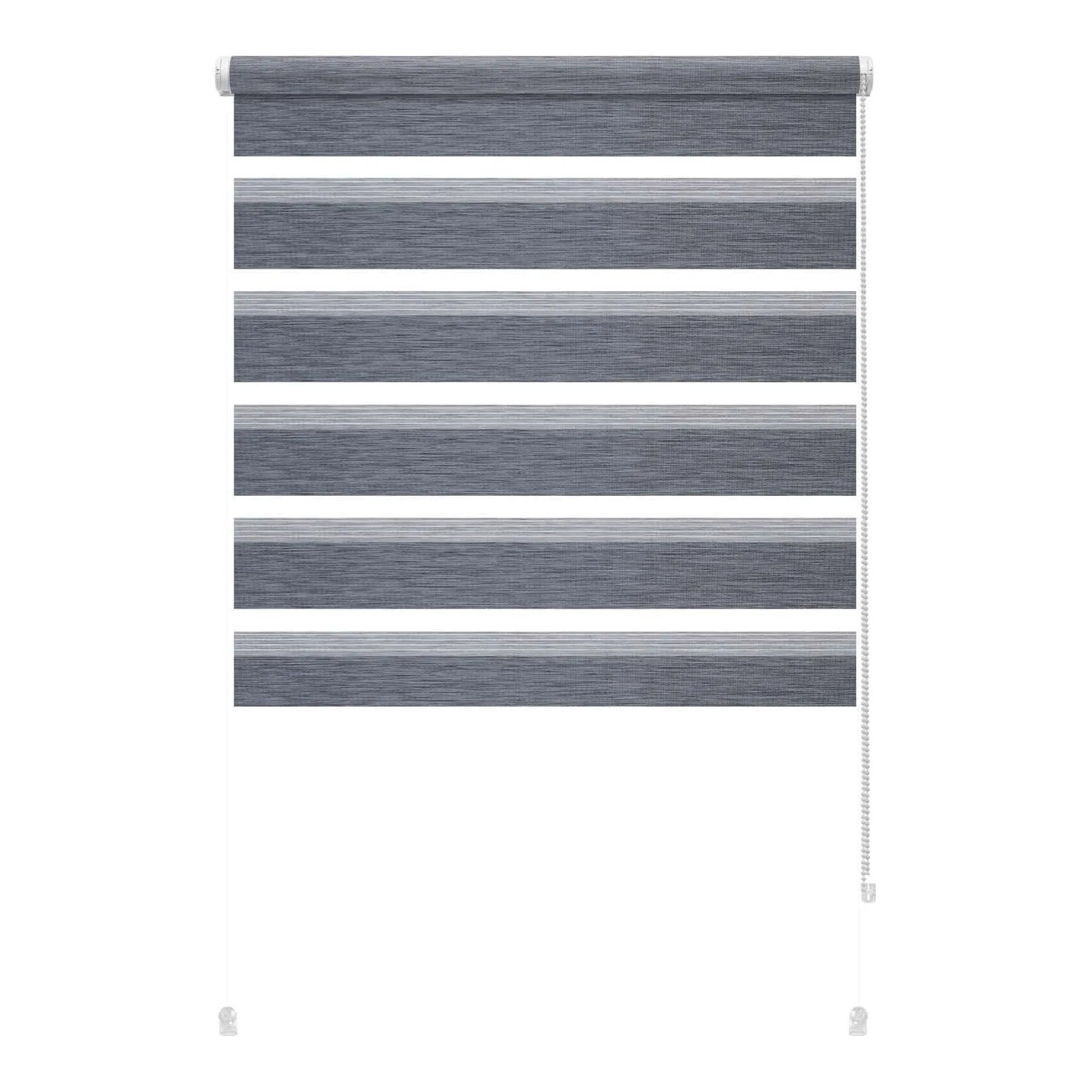 Gardinia Roleta MINI ZEBRA SILVALIN Dzień/Noc 78 x 215 cm szara