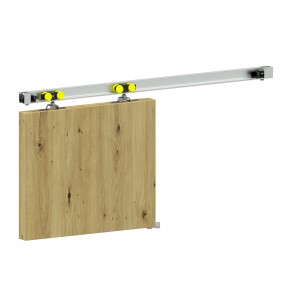 t.b.t. Szyna prowadząca z drewnianymi drzwiami, montaż boczny.