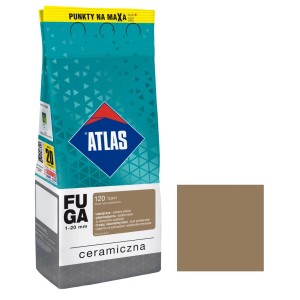 Atlas Fuga Toffi 120, elastyczna fuga do płytek, kolor Toffi.