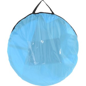 Niebieska torba t.b.t. do przenoszenia zabawek lub sprzętu do zabawy.