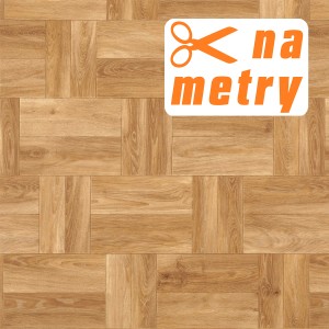 Wykładzina PCV imitująca drewno, wzór płytek