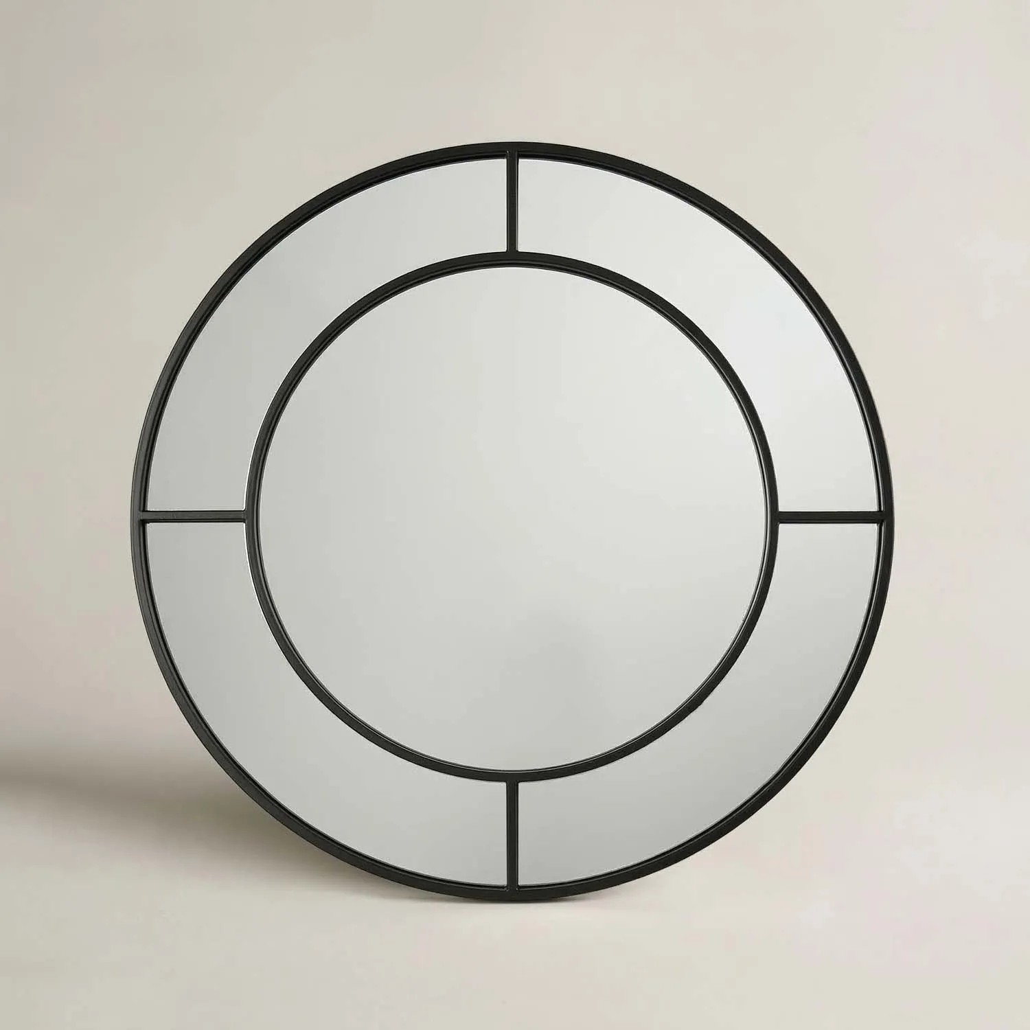 ARS LONGA Lustro OMBRA czarne 70 x 70 cm