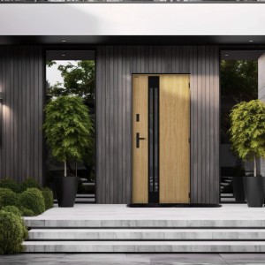 Wiśniowski Drzwi zewnętrzne Tornado Lustro klam Malt 80P