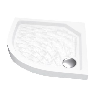 Centrum Brodzik półokrągły Meryk biały 90 cm x 90 cm x 17 cm