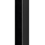 Czarna noga stołu Hettich, 25x25x700 mm, kwadratowa, do konstrukcji mebli.