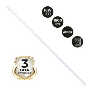 t.b.t. Lampa podszafkowa LED, 16W, 1600 lumenów, 4000K, z włącznikiem.