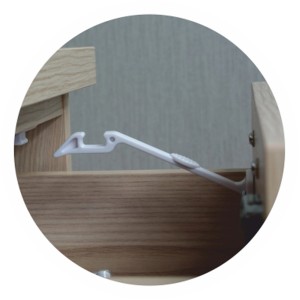 t.b.t. blokada szafki, zabezpieczenie przed dziećmi do szuflad i szafek.