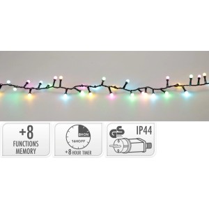 Lampki świąteczne wewn./zewn. KULKI 500 LED multikolor