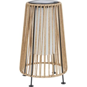 Lampa solarna stojąca SADALI kosz wys. 35 cm IP44 natural
