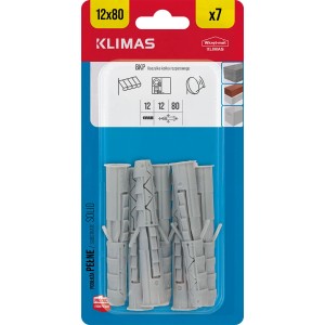 t.b.t. Kołki, 12x80 mm, 7 sztuk, do śrub, gwoździ i innych.