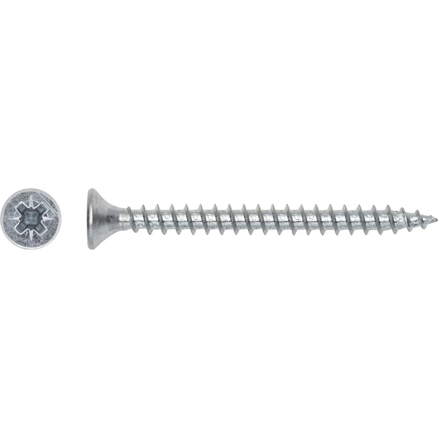 LUX-TOOLS Wkręt uniwersalny z łbem stożkowym płaskim TX 3 mm x 35 mm ocynk 25 sz