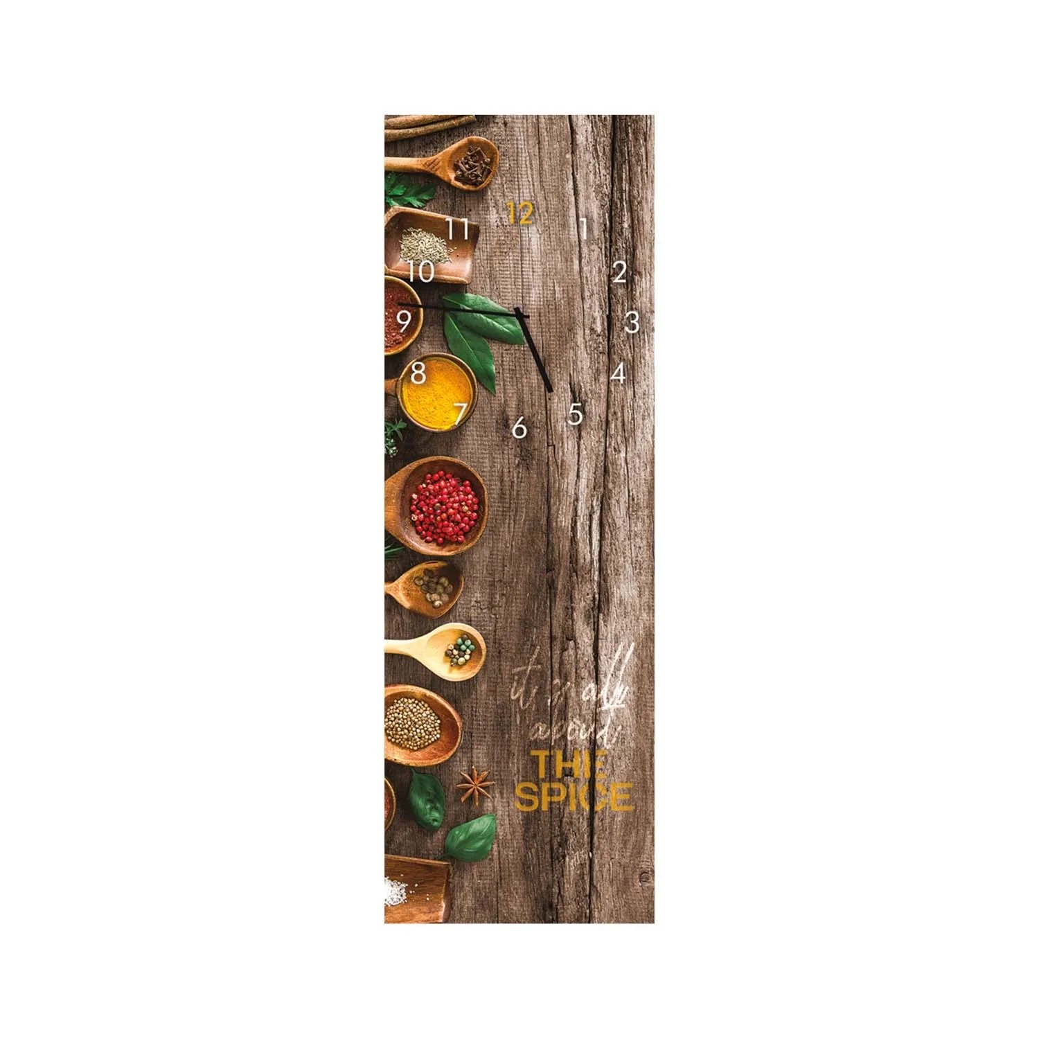 Zegar Glass Clock SPICE 20 cm x 60 cm