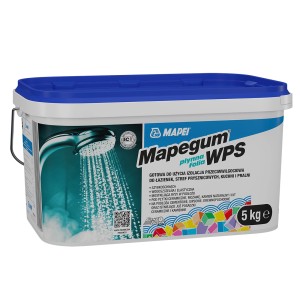 Wiadro Mapegum WPS płynna folia 5kg do uszczelniania, np. w łazience.