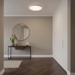 Goldlux Plafon BONIFACY czuj. PIR i zmierzchu 2xE27 20W LED IP44 śr. 33 cm