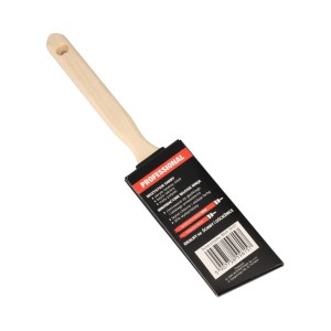 Pędzel t.b.t. z drewnianą rączką do farb i lakierów.