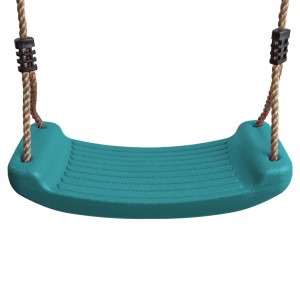 4IQ Siedzisko huśtawki regulowane turkusowe 9 x 42 x 17 cm