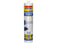 Soudal Silikon neutralny sanitarny 280 ml bezbarwny Soudal Silikon neutralny sanitarny 280 ml bezbarwny