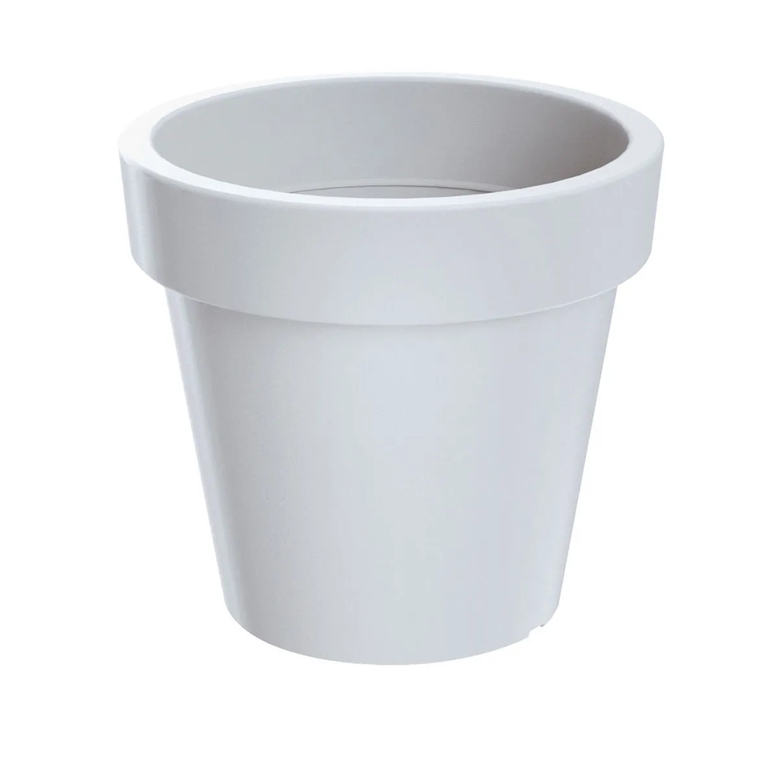 Prosperplast Doniczka Lofly biała 19,6 cm 3,4 l