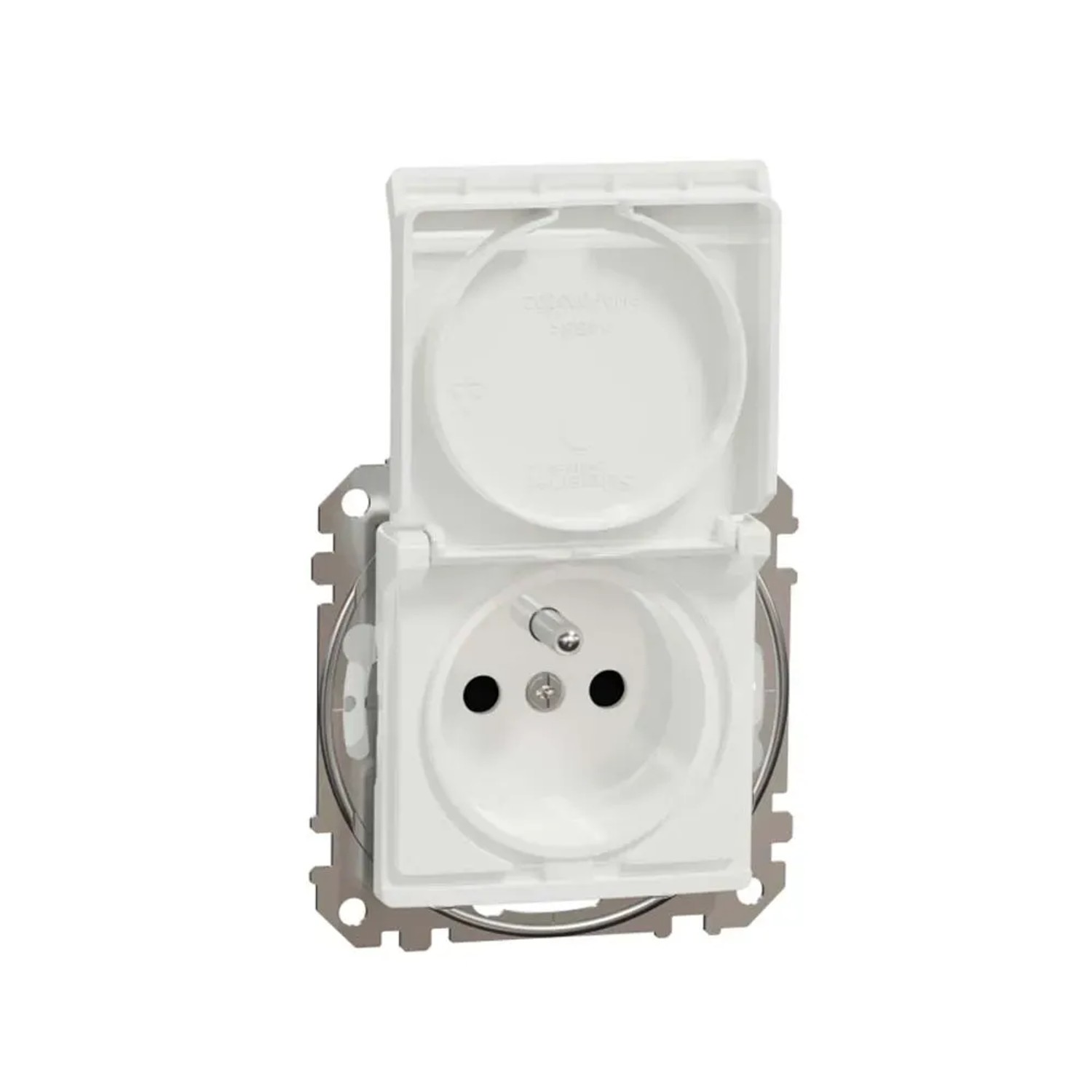 Schneider Electric Gniazdo Sedna D&E pojedyncze IP44 białe