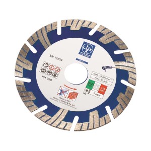 Tarcza diamentowa LUX 115 mm do kamienia, segmentowa, do szlifierek kątowych.