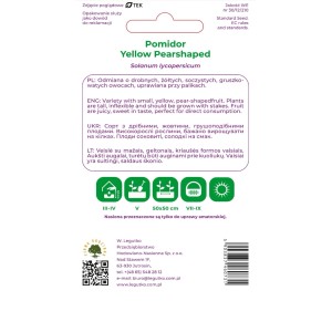 Legutko Pomidor Yellow Pear shaped żółty 0,2g
