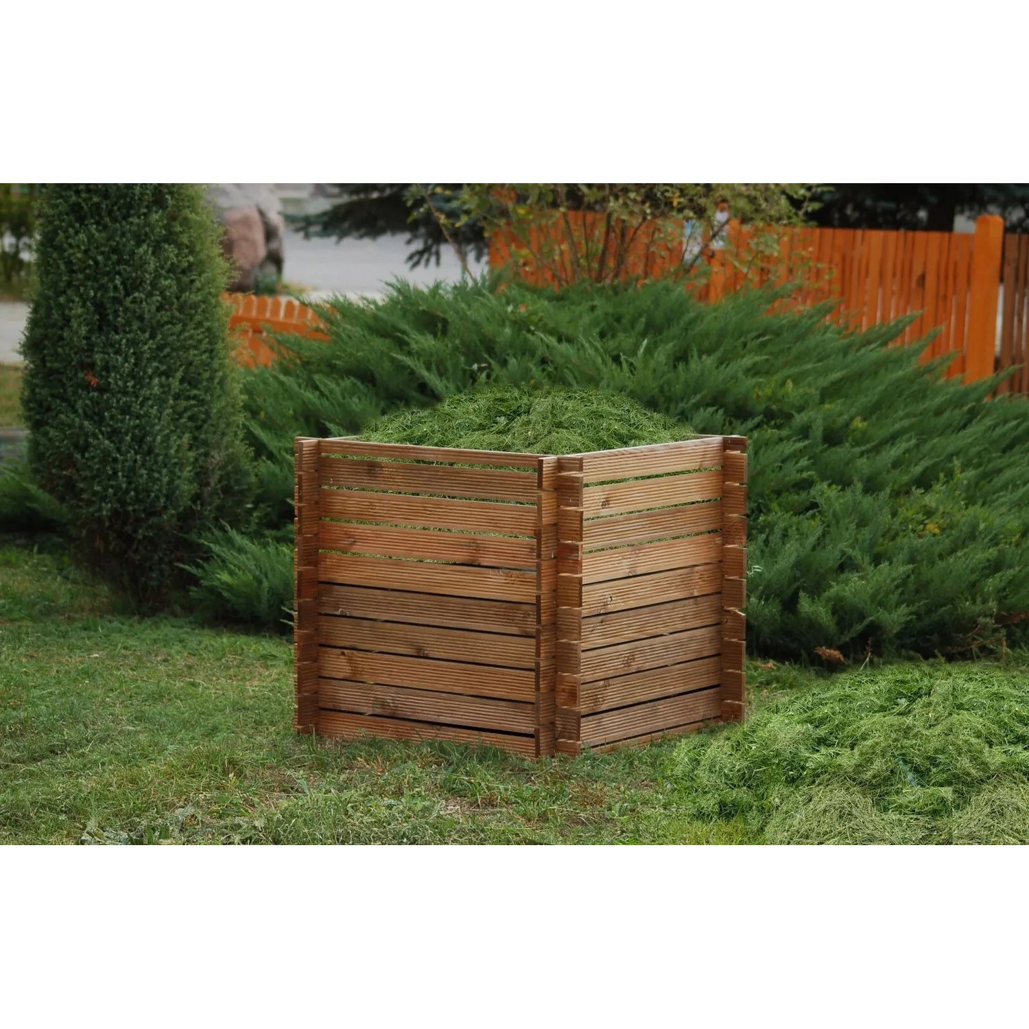 Werth-Holz Kompostownik drewniany - 85x85x75 cm_4