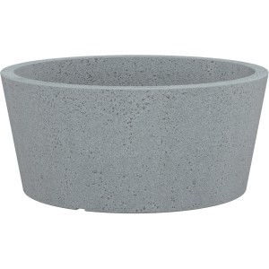 Scheurich C-Cone misa do sadzenia, Ø 39 cm, Stony Grey, wygląd betonu do ogrodu i na balkon.