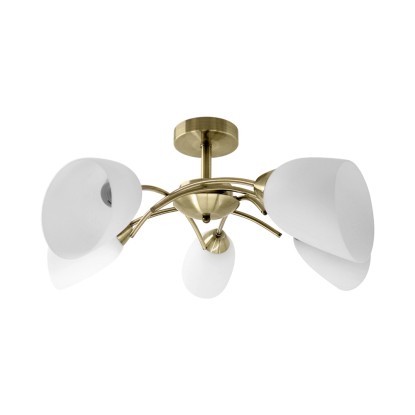 ActiveJet Lampa wisząca AJE-NIKITA metal patyna 5xE27