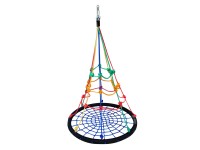 4IQ Siedzisko bocianie gniazdo siatka wspinaczkowa - śr. 100 cm 4IQ Siedzisko bocianie gniazdo siatka wspinaczkowa - śr. 100 cm