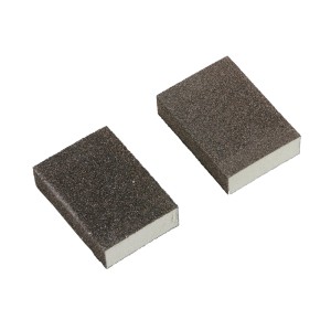 Zestaw gąbek ściernych LUX, średnia i gruba, 2 gąbki do szlifowania powierzchni.