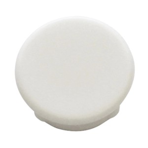 Gardinia zaślepka, biała, 10 sztuk do szyn karniszowych do zakrywania otworów.