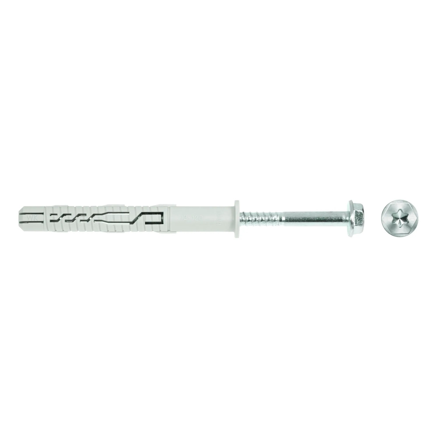 Wkręt-met Kołek ramowy z łbem 6-kątnym i gniazdem torx 12 mm x 120 mm