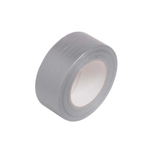 Rolka uniwersalnej taśmy tkaninowej LUX, srebrna, szerokość 50 mm, do napraw i mocowania.