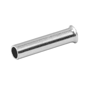 Tulejka kablowa, 1 mm², cynowana miedź elektrolityczna, do linek.