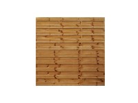 Płot pełny  LEO prosty dąb - 180 x 180 cm