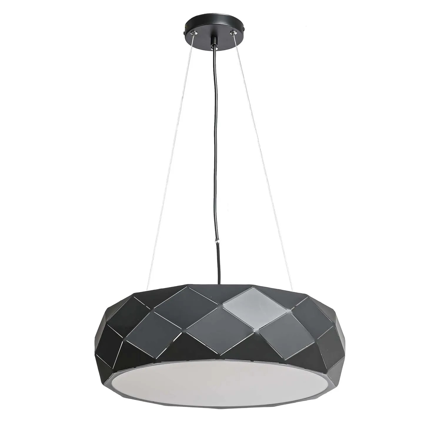 Light Prestige Lampa wisząca Reus 3x max. 15W LED E27 śr. 47 cm czarna
