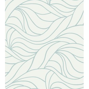 d-c-fix Folia samoprzylepna Antwerpen, biało-przezroczysta z niebieskim wzorem fal, 45x150cm.