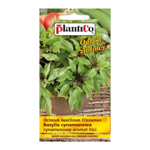 Opakowanie nasion bazylii cynamonowej: Aromatyczne zioła do ogrodu.