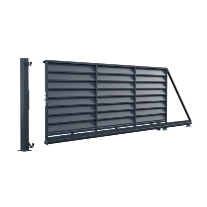 Polargos Brama Mistral przesuwna prawa antracyt 400 x 149,5 cm