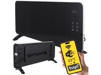 Mission Air Konwektor elektryczny Porto czarny WiFi 2000W