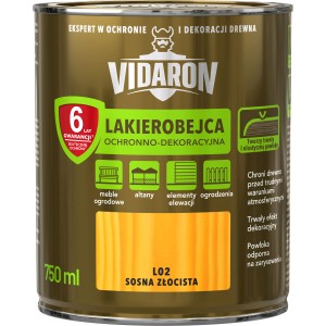 VIDARON Lakierobejca L02 Sosna Złocista (Złota Sosna) w puszce 750ml.