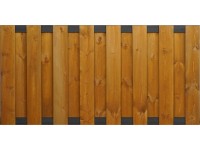 Sobex Płot szczelny Aron złoty dąb/antracyt - 90 x 180 cm
