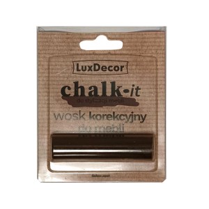 LuxDecor Chalk-it wosk do mebli, brązowy, do pielęgnacji mebli i efektów specjalnych.