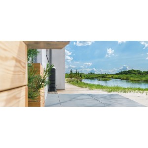 Prosperplast zbiornik na deszczówkę Tenso antracyt - 120 l